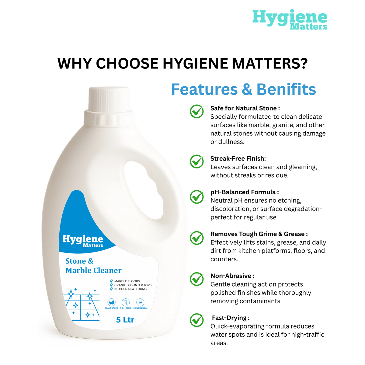 Stone and Marble Cleaner - 5L