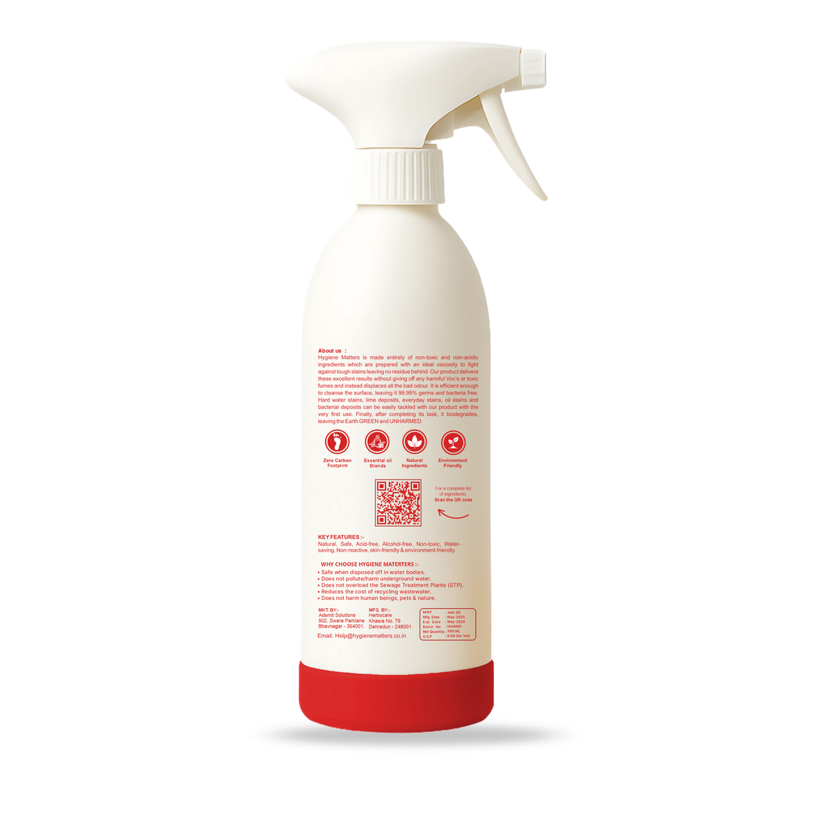 Natural Toilet cleaner - 500 ML
