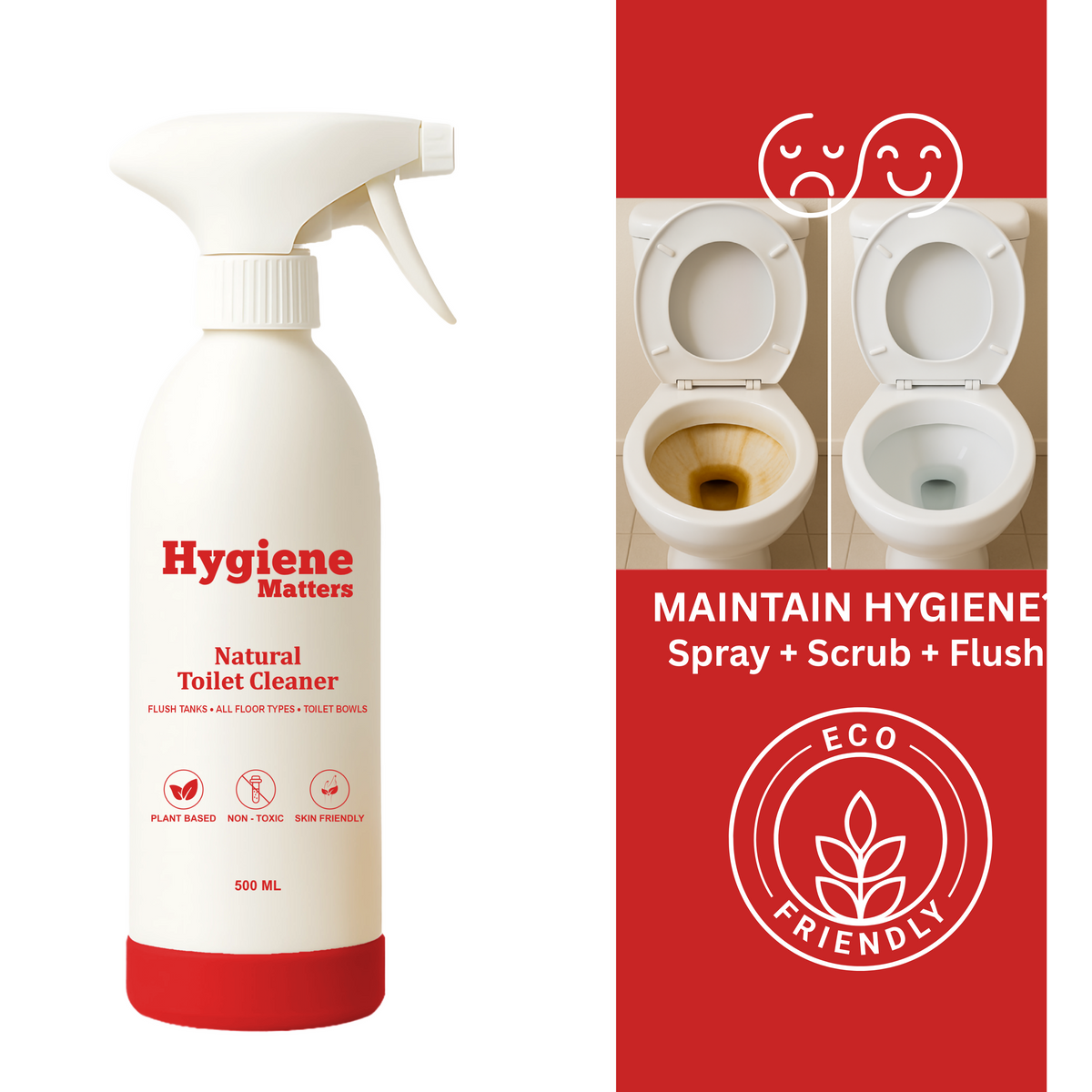 Natural Toilet cleaner - 500 ML