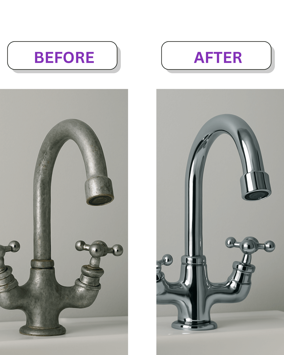 Stain remover spray in use on kitchen sink