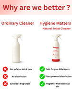 Plant-based toilet cleaner safe for septic systems