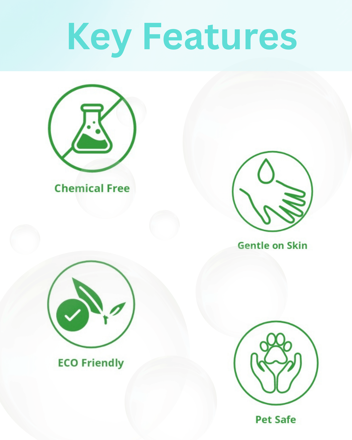 Eco-friendly stone and marble cleaner in use