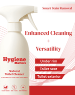 Natural toilet cleaner with pleasant fragrance