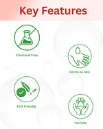 Using natural toilet cleaner in ceramic toilet bowl
